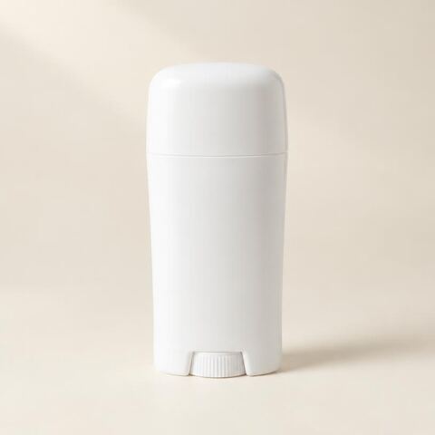 A plain white stick deodorant